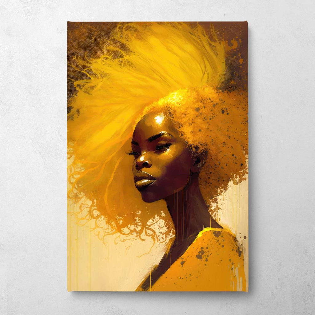 Golden Canvas Print