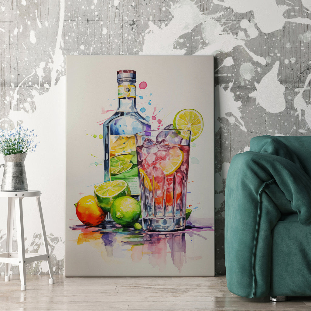 Gintense Colour Canvas Print