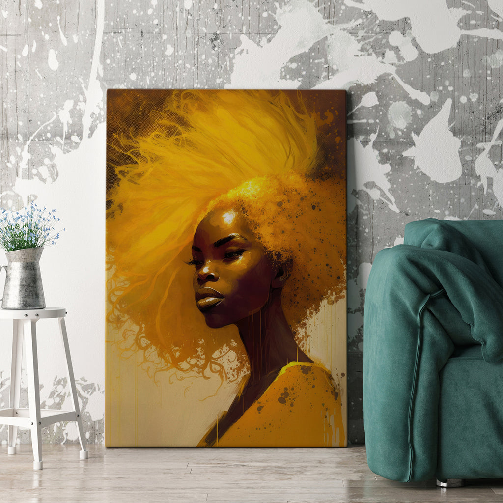 Golden Canvas Print