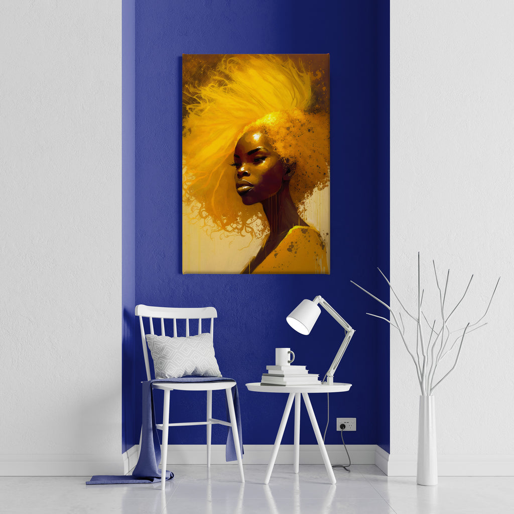 Golden Canvas Print