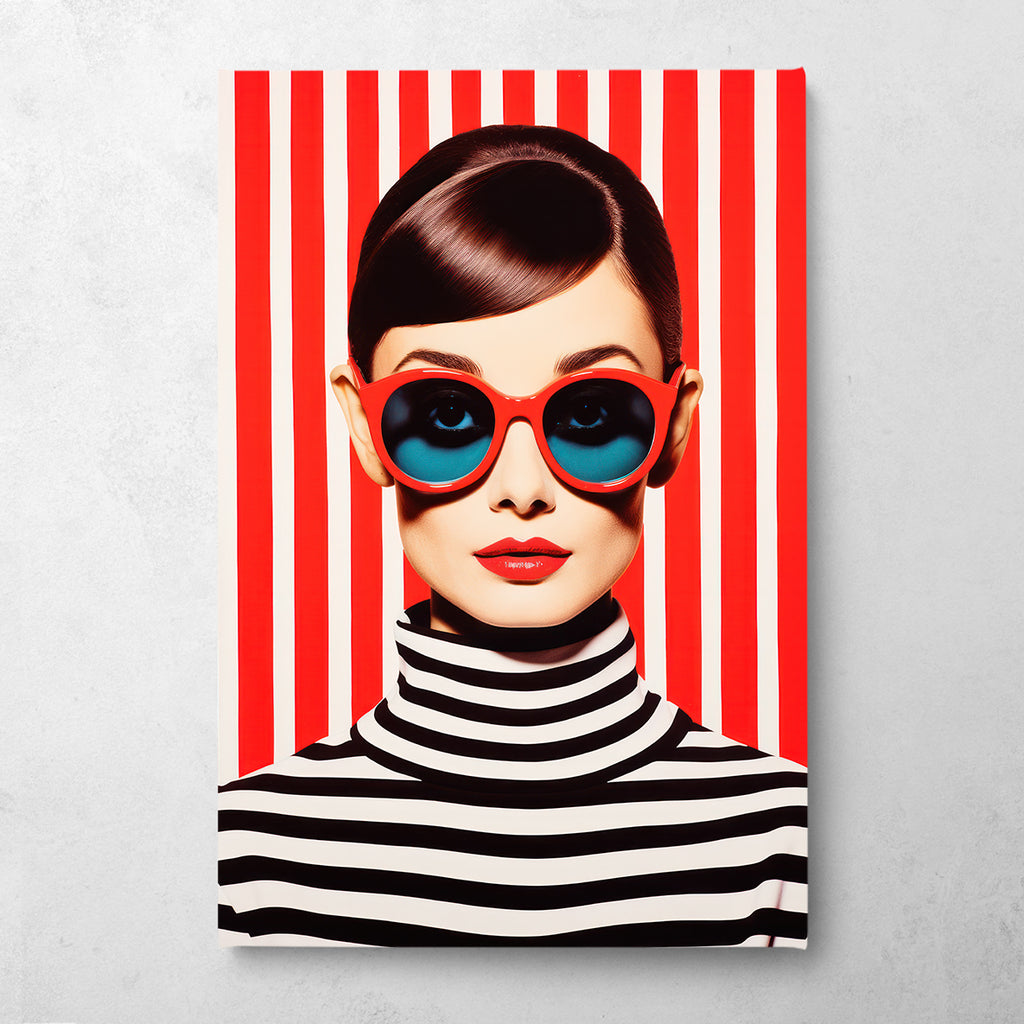 Pin Stripe Canvas Print