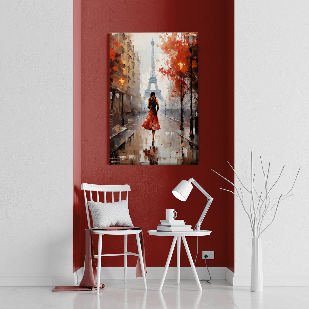 Lady in Paris Canvas Print