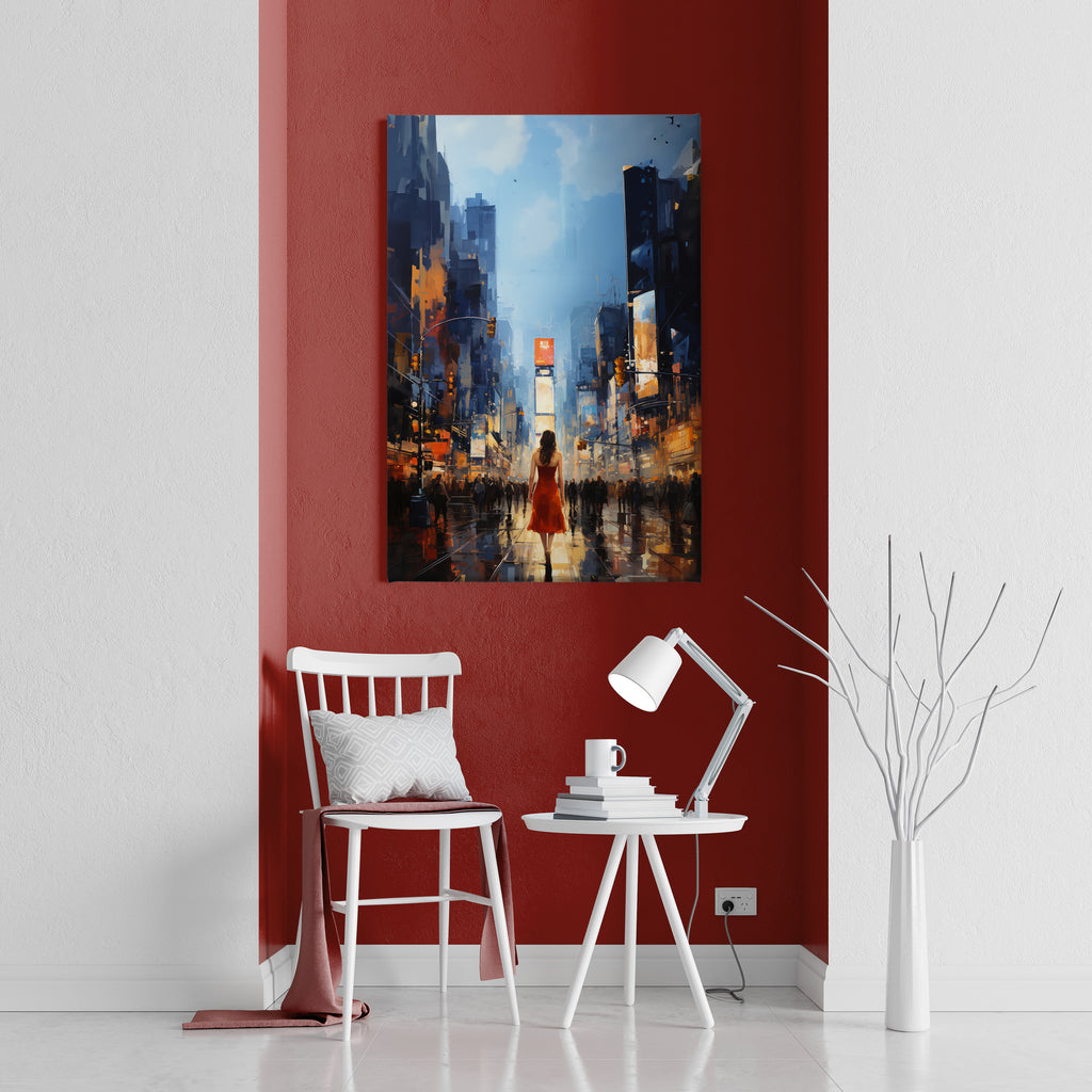 Lady in New York Canvas Print