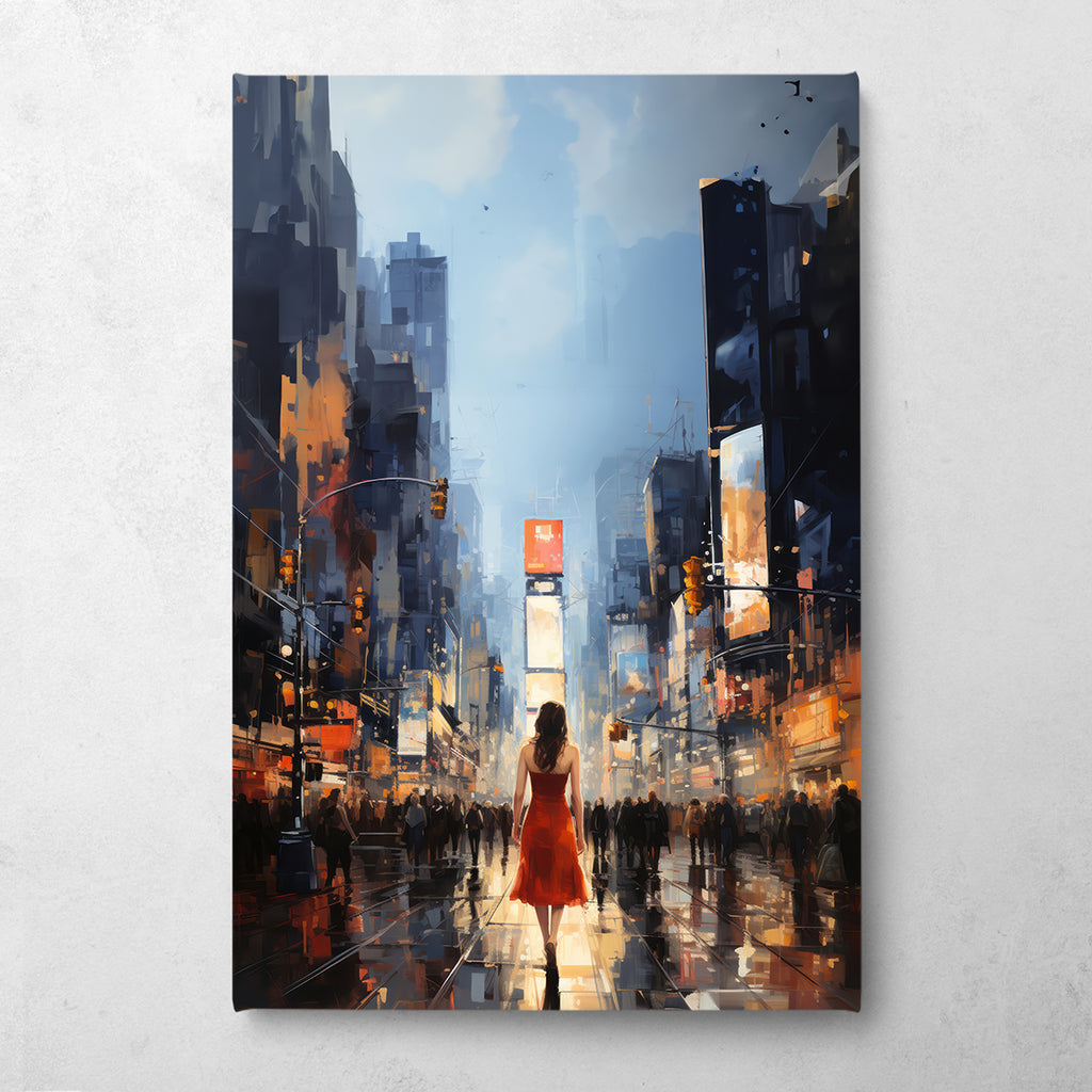 Lady in New York Canvas Print