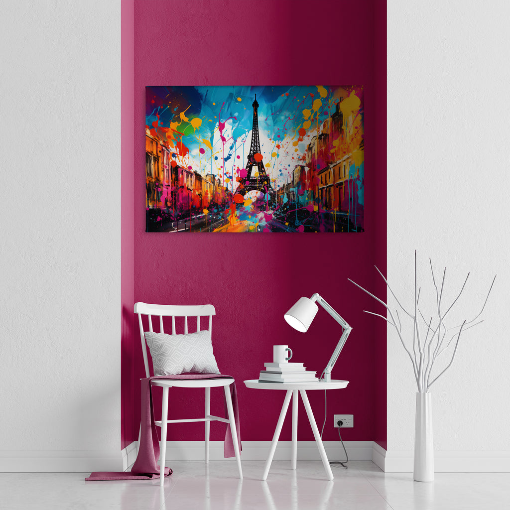 Paris in Colour Canvas Print