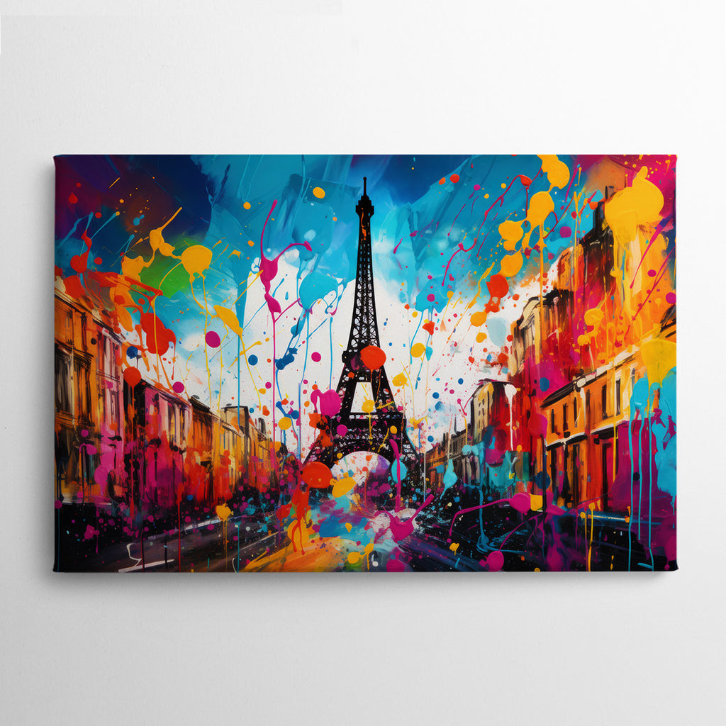 Paris in Colour Canvas Print