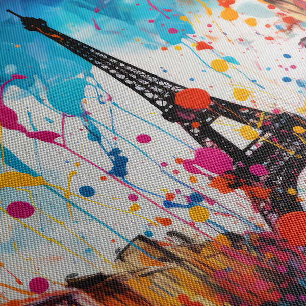 Paris in Colour Canvas Print