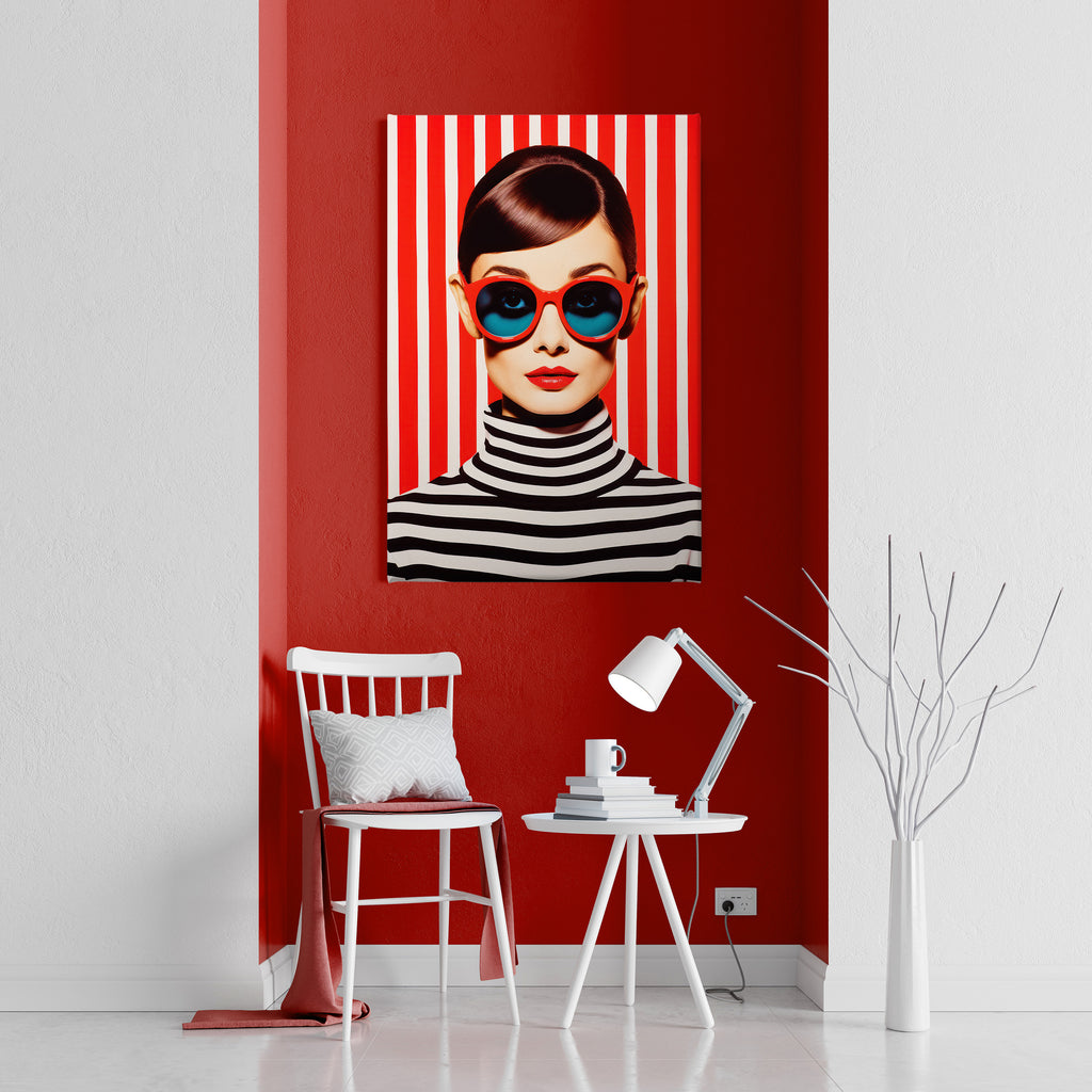 Pin Stripe Canvas Print