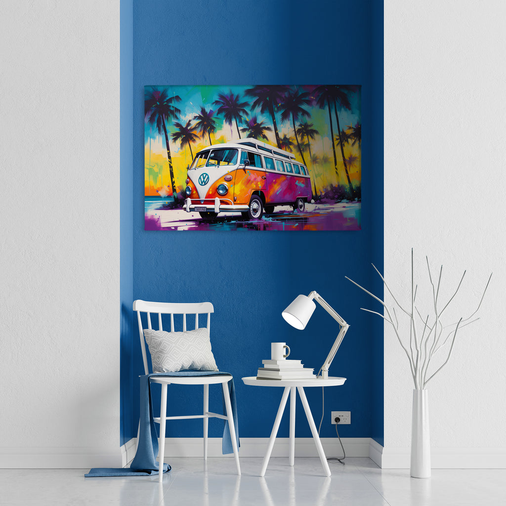 Rainbow Roadtrip Canvas Print