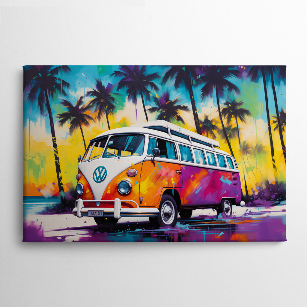 Rainbow Roadtrip Canvas Print