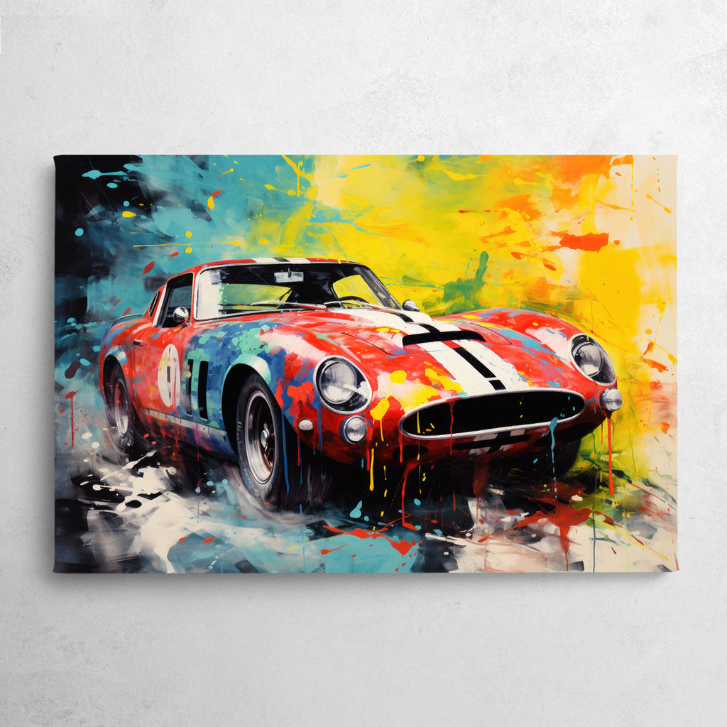 Retro Revs Canvas Print