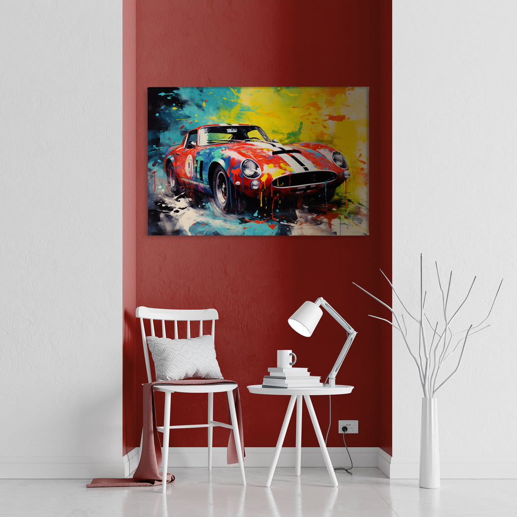 Retro Revs Canvas Print